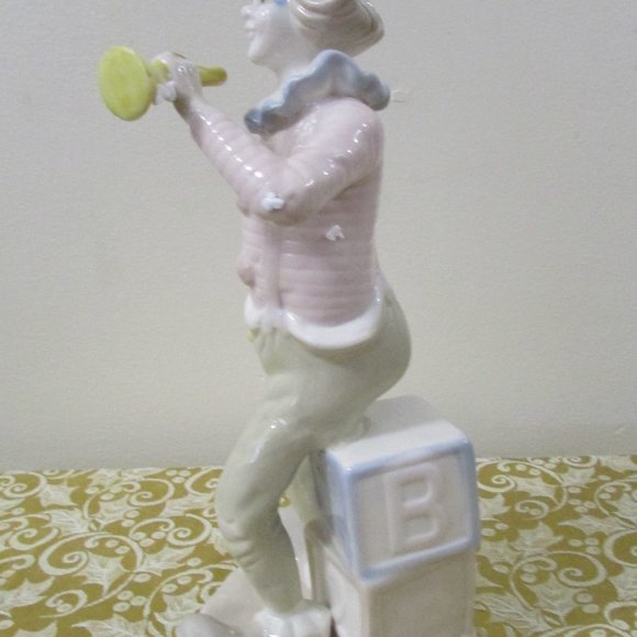 Vintage Paul Sebastian 12" Cerami Porcelain Clown Figurine Excellent new - Picture 5 of 12
